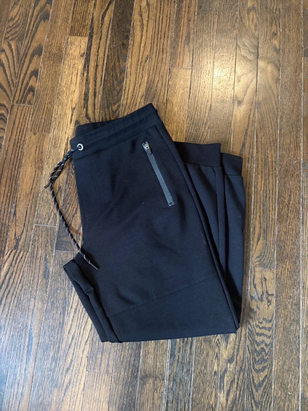 Aeropostale Men's Black Jogger Pants - Casual Performance Sweatpants Size Large
